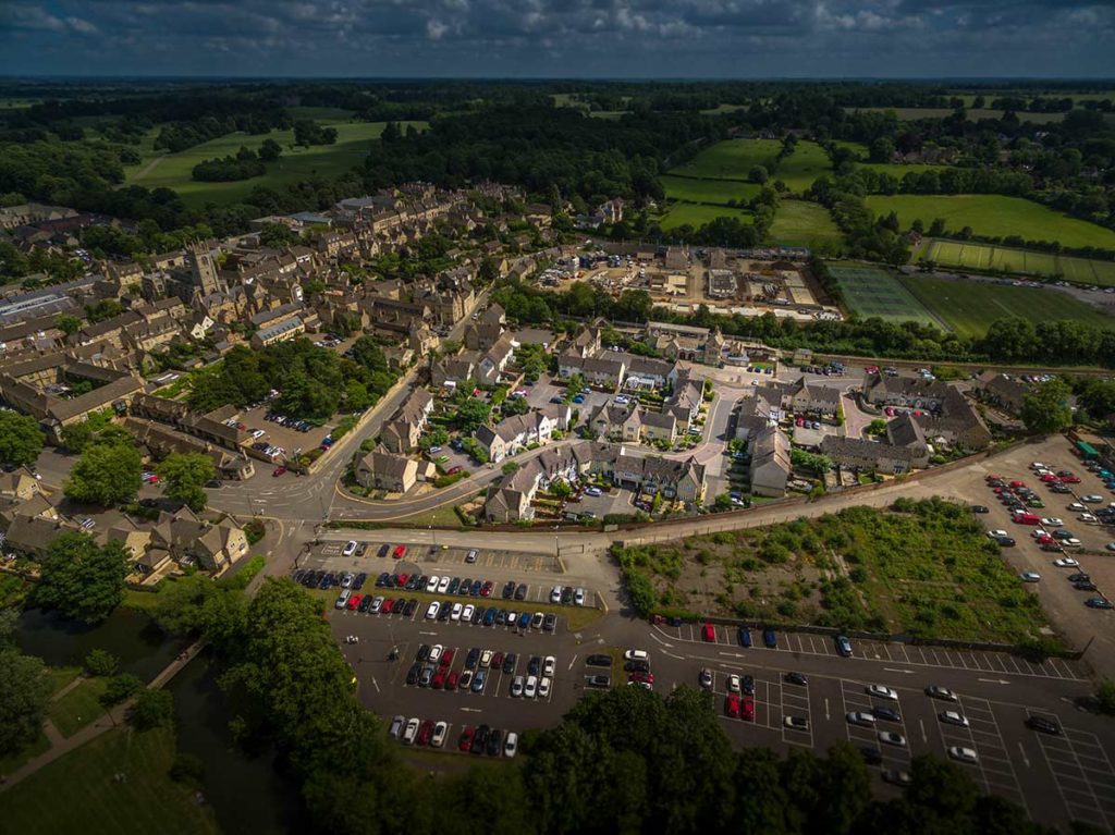 Aerial photography - Housing development, Lincolnshire