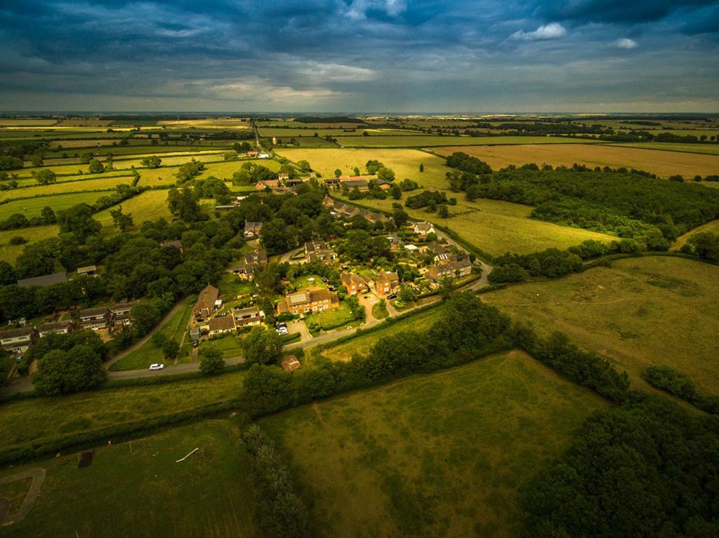 Aerial photography - Cambridgeshire village